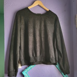 Forever 21 Black Metallic sweatshirt